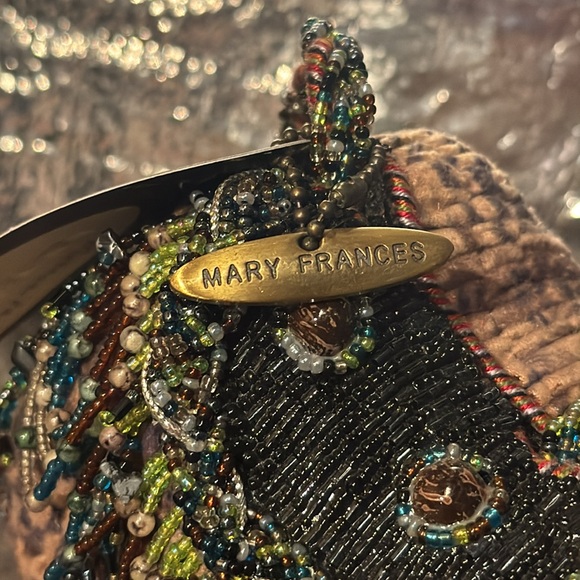 Mary Frances Beaded Handbag, Beaded Women's Bag. - Picture 4 of 13